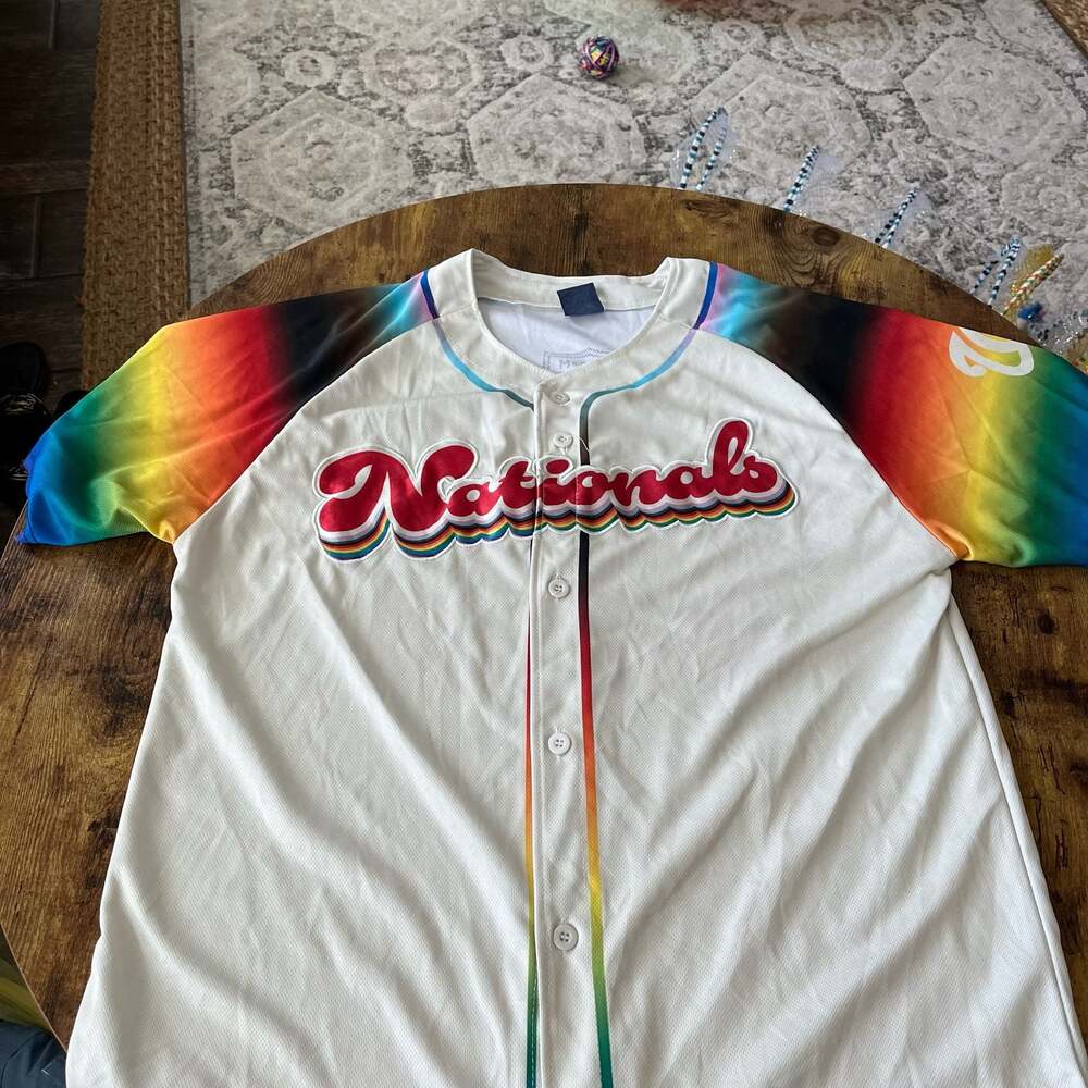 Washington Nationals 2024 Night Out Promotional Baseball Jersey XL